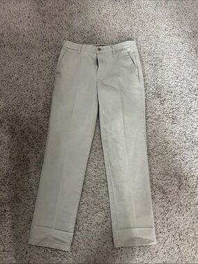 Izod Men's Slim Straight Chino Pants in Light khaki